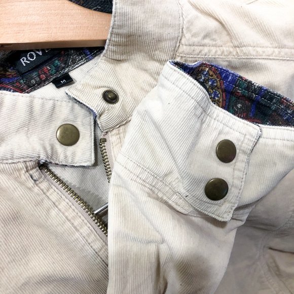 Vintage Cream Corduroy Jacket (Rover) - Picture 2 of 4